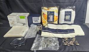 lot 61 image: Collection of Thomas OBrien Shower Curtains and Bathroom Accessories
