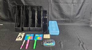 lot 69 image: Office Supply Set Including File Holders and Stationery
