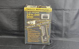 lot 75 image: Craftsman Cordless Rechargeable 38-in Drill Driver with Case - new in orig pkg