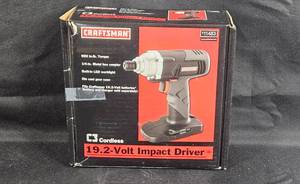 lot 76 image: Craftsman 19.2-Volt Cordless Impact Driver - in orig box