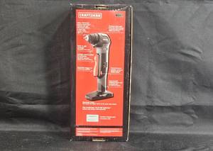 lot 77 image: Craftsman 19.2-Volt Cordless 38-Inch Right Angle Drill - new in orig box