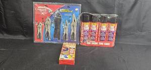 lot 86 image: Crescent Pliers Set, High Shine Tire Care Pack & PROCaulk Kit