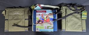 lot 185 image: Eddie Bauer Outdoor Seats and Lightgear Outdoor Blanket Set