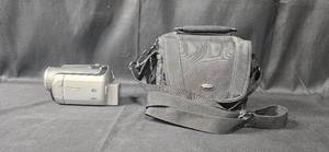 lot 134 image: Panasonic 3.1MP HDD Camcorder with Camera Bag - SD card has been removed