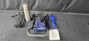 lot 135 image: Ice Fishing Auger Drill Set with Carrying Case and Thermos