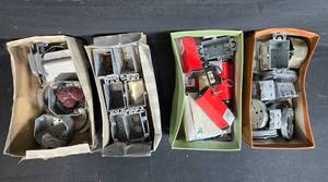 lot 215 image: Assorted Electrical Boxes and Receptacles Set