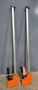 lot 230 image: Pair of Jorgensen Parallel Steel Bar Clamps, 36-Inch Opening