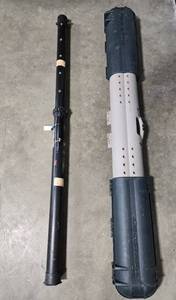 lot 232 image: Pack-A-Pole Hard Case with Fishing Rods
