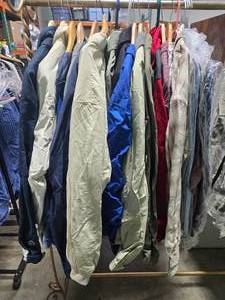 lot 297 image: Assorted Lot of Mens Jackets and Shirts
