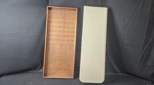 lot 265 image: Lifetime Portable Folding Table with Metal Accessory Piece
