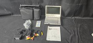 lot 294 image: Audiovox D1705 Portable DVD Player with Carry Case and Accessories