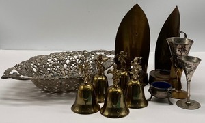 Brass and Silverplate Lot