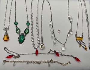 Necklaces Lot of 10 Art Deco Dainty Sterling