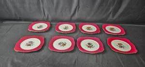 lot 19 image: Set of Rosenthal Bavaria Tirschenreuth Floral Dinner Plates