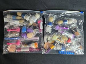 lot 81 image: Bulk Set of Makeup Brushes and Blending Sponges