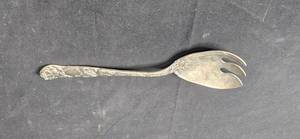 lot 37 image: Vintage Silverplated Serving Fork by W.A. Italy