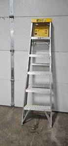 lot 99 image: Davidson 6-Ft Aluminum Ladder with 225 Lbs Weight Capacity
