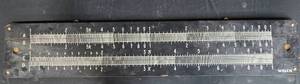 lot 170 image: Vintage Welch Slide Rule with Black Wood Finish