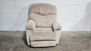 lot 221 image: Gently Used Beige Recliner Chair