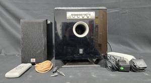 lot 265 image: Yamaha YST-SW015 Subwoofer with JBL Speaker and Accessories