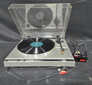 lot 266 image: Kenwood KD-55F Quartz PLL Direct Drive Turntable with BBE Phono Preamp - untested
