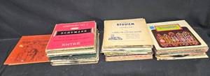 lot 268 image: Collection of Vintage Classical and Folk Vinyl Records
