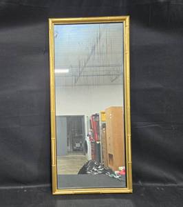 lot 269 image: Rectangular Wall Mirror with Gold Frame
