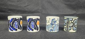 lot 245 image: Set of Royal Copenhagen Fajance Coffee Mugs