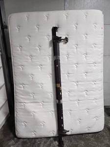 lot 304 image: Queen Size Mattress with Metal Bed Rail