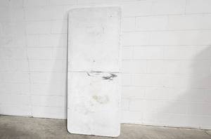 lot 308 image: Used Rectangular Folding Table with Metal Legs