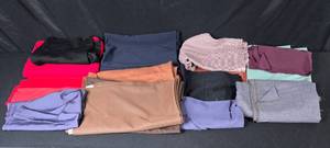 lot 358 image: Assorted Fabric and Textile Lot with Various Colors and Textures
