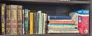 lot 319 image: Assorted Collection of Books including Dictionaries and Cookbooks