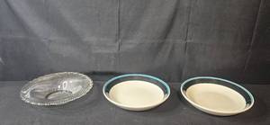 lot 410 image: Set of 3 Italian-Made Decorative Bowls