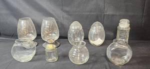 lot 448 image: Set of Vintage Glass Jars and Containers