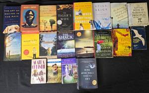 lot 393 image: Collection of Assorted Books Including Bestsellers and Classics