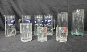 lot 422 image: Collection of Drinkware with NFL Viking and Shakeys Branding