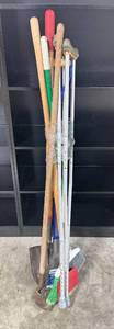 lot 387 image: Mixed Lot of Assorted Tools and Crutches