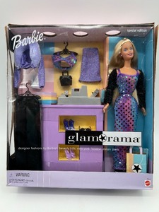 lot 12 image: Barbie Glamorama Special Edition Doll with Fashion Accessories