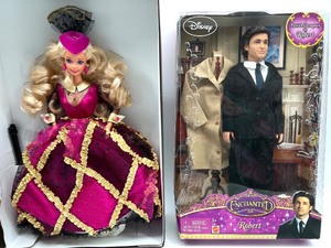 lot 49 image: Spiegel Limited Edition Barbie and Enchanted Robert Dolls