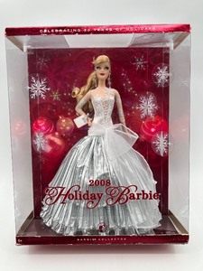 lot 61 image: 2008 Holiday Barbie Collectors Edition with Barbie Christmas Carol DVD