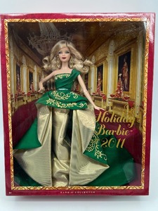 lot 64 image: Holiday Barbie Collectors Edition 2011 in Sealed Box