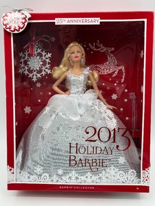 lot 66 image: 2013 25th Anniversary Holiday Barbie Collector Edition