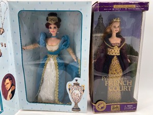lot 73 image: Collector Edition Barbie Dolls French Lady & Princess of the French Court Set