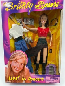lot 84 image: Britney Spears Live In Concert Doll Set