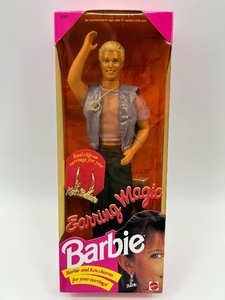 lot 108 image: 1992 Earring Magic Ken Doll in Original Packaging NIB