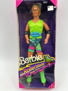 lot 112 image: Ken Rollerblade Doll with Skates Flicker Feature - Sealed in Box