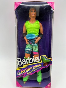 lot 113 image: 1991 Barbie Rollerblade Ken Doll with Light-Up Skates