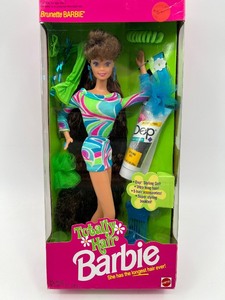 lot 116 image: Totally Hair Barbie Doll with Styling Gel and Accessories