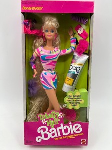 lot 117 image: Totally Hair Barbie with Blonde Hair and Styling Gel Set