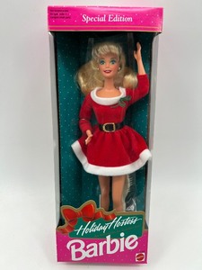 lot 119 image: 1992 Special Edition Holiday Hostess Barbie Doll in Box